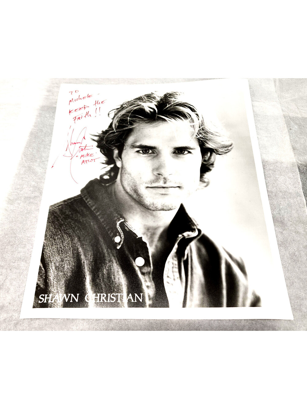 Shawn Christian Signed Autographed 8x10 Photo Mike Kasnoff As The World Turns